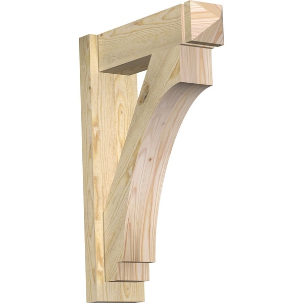 Ekena Millwork Imperial Rough Sawn Arts and Crafts Outlooker, Douglas Fir, 6"W x 20"D x 28"H OUT06X20X28IMP03RDF - main